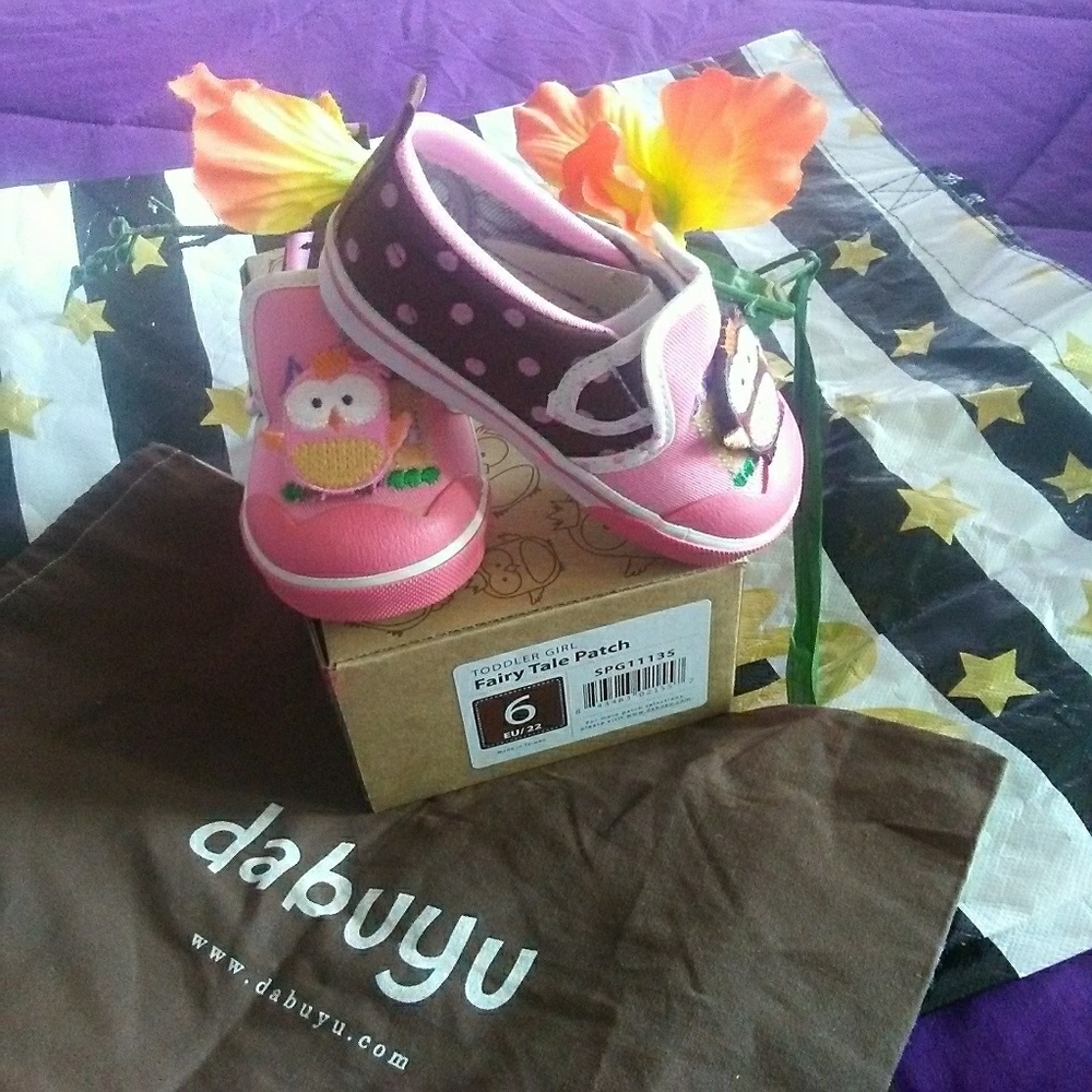 dabuyu fairy tale patch girl shoes new in box
